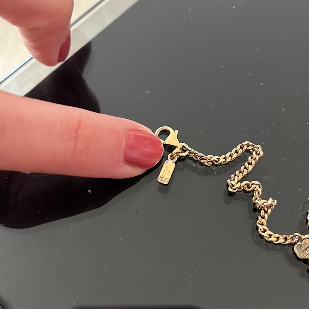 TOUS silver vermeil bracelet bear motif 7 inches lobster clasp - Picture 12 of 12